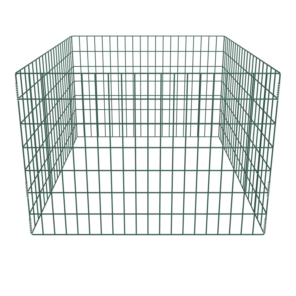 Vidaxl Kompost Bin Square 100x100X70 cm Mesh