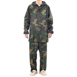 Vidaxl regenpak 2-delig met capuchon (heren camouflage maat xxl)