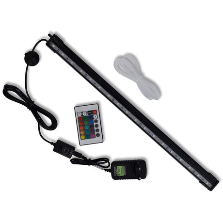 VidaXL Lampe d'aquarium LED avec bulles RVB 48 cm