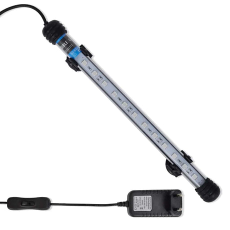 Vidaxxl Lampe d'aquarium LED 28 cm bleue