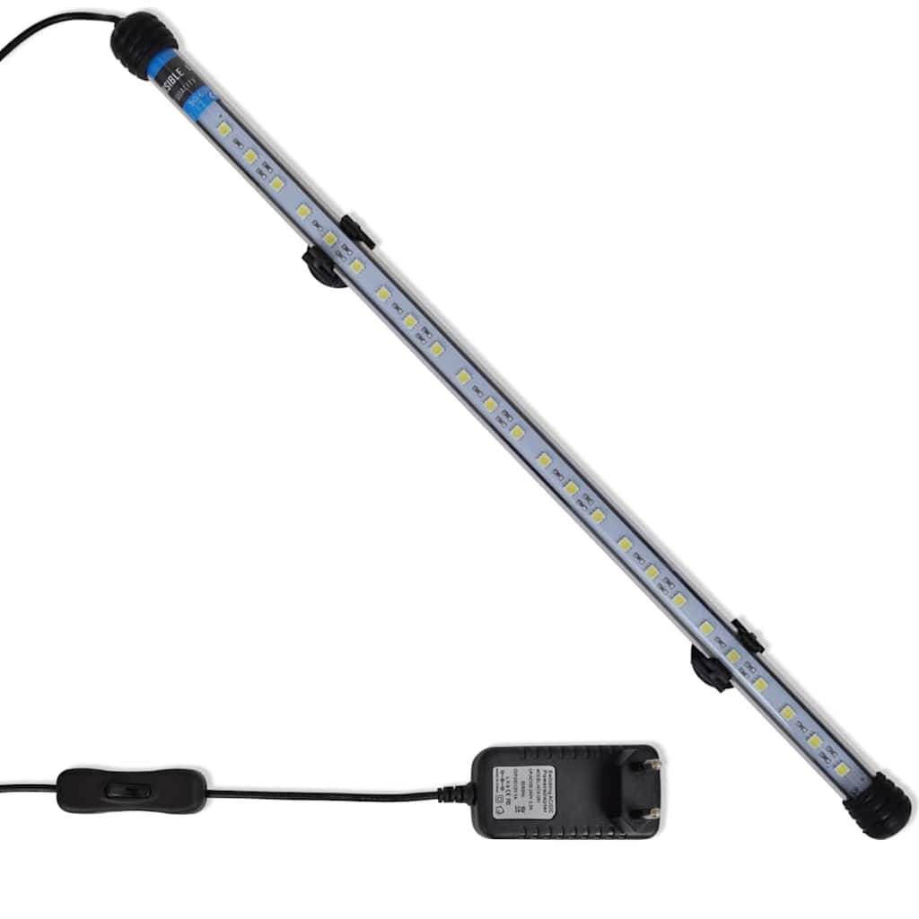Vidaxxl Lampe d'aquarium LED 48 cm blanc