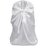 Couverture de chaise de mariage vidaxl blanc (6 pièces)