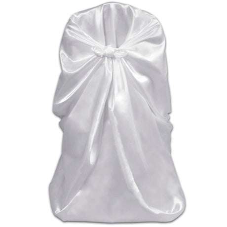 Couverture de chaise de mariage vidaxl blanc (6 pièces)
