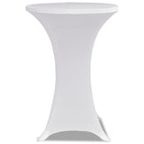 Vidaxl stoe Table Cover Streck Ø60CM White (2 Stécker)