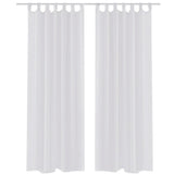 Vidaxl rideau blanc 140x175 cm (2 pièces)