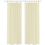Crème de rideau Vidaxl 140x245 cm (2 pièces)