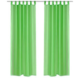 Vidaxl rideau Apple vert 140x175 cm (2 pièces)