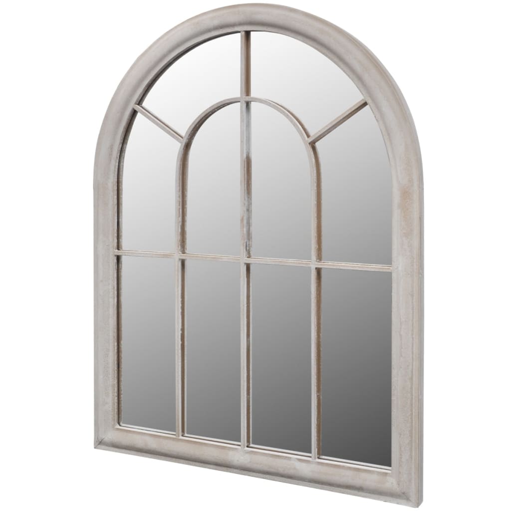 Vidaxl garden mirror rustic arched 69x89 cm