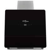 Hotte d'extracteur Vidaxl avec écran 600 mm en verre trempé noir