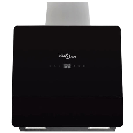 Hotte d'extracteur Vidaxl avec écran 600 mm en verre trempé noir