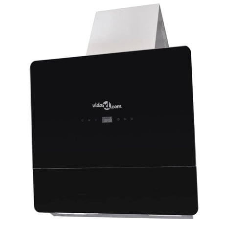 Hotte d'extracteur Vidaxl avec écran 600 mm en verre trempé noir