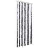 Vidaxl Fly Curtain 90x220 cm CHENILLE GREN ET BLANC