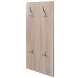 Vidaxl Cabinet à chaussures 3 pièces Ensemble de chêne en bois et blanc