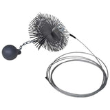 Brosse de balayage de la cheminée Vidaxl autour de Ø 20 cm