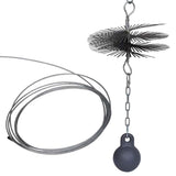 Brosse de balayage de la cheminée Vidaxl autour de Ø 20 cm