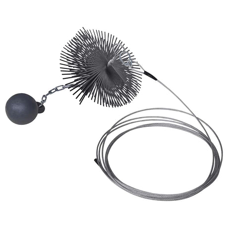 Brosse de balayage de la cheminée Vidaxl autour de Ø 25 cm