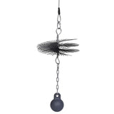Brosse de balayage de la cheminée Vidaxl autour de Ø 25 cm