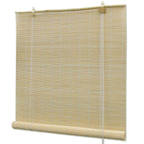 Vidaxl rouleau aveugle 80x160 cm bambou naturel