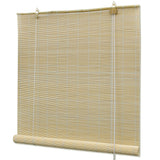 Vidaxl rouleau aveugle 120x220 cm bambou naturel