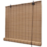 Vidaxl Roller aveugle 120x160 cm en brun bambou