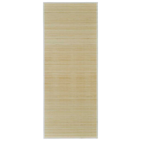 Vidaxl tapis rectangulaire 120x180 cm Bamboo naturel