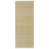 Vidaxl tapis rectangulaire 150x200 cm bambou naturel