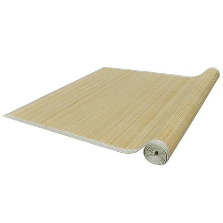 Vidaxl tapis rectangulaire 150x200 cm bambou naturel