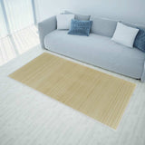 Vidaxl tapis rectangulaire 150x200 cm bambou naturel