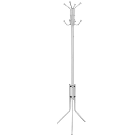 Vidaxl manteau rack de métal blanc
