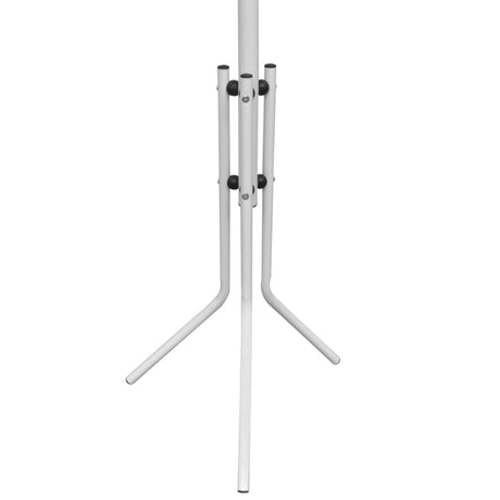 Vidaxl manteau rack de métal blanc