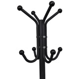 Vidaxl manteau rack métal noir