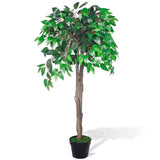 Vidaxl Kunst Fig Tree con pentola 110 cm