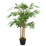 Vidaxl Plante artificielle Bamboo Twiggy avec pot 90 cm