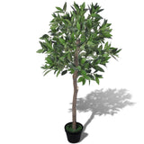 Vidaxl Art Laurier Tree con pentola 120 cm