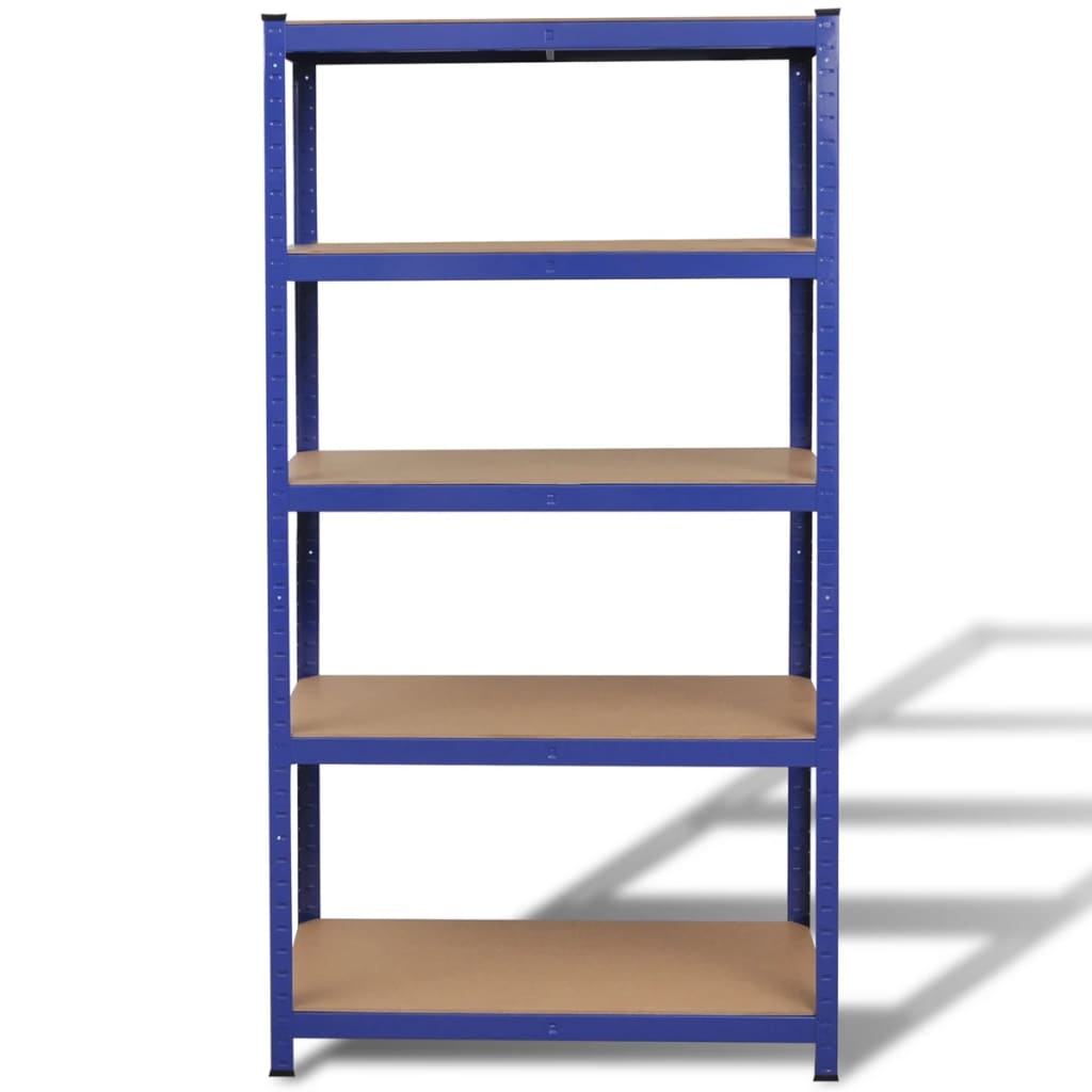 Racks de rangement vidaxl 2 st bleu