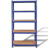 Racks de rangement vidaxl 2 st bleu