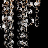 Vidaxl Plafond lampe avec des perles de cristal métal