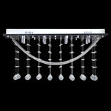 Vidaxl plafond avec verre scintillant de perles de cristal 8xg9 29 cm