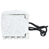 Vidaxl Garden Stop Contact with Time Switch Stone artificiel