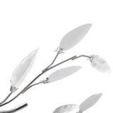 Vidaxl plafond avec feuilles de cristal de 3xe14 en acrylique