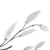 Vidaxl plafond avec feuilles de cristal de 3xe14 en acrylique