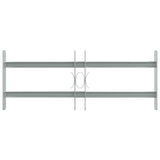 Protection de fenêtre Vidaxl réglable avec 2 RODS CROSS-RODS 500-650 mm