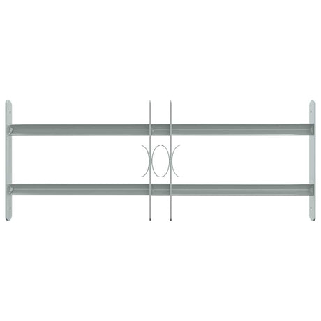 Protection de fenêtre Vidaxl réglable avec 2 RODS CROSS-RODS 500-650 mm