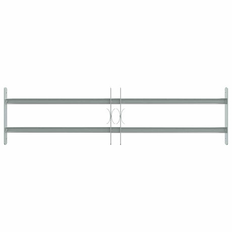 Protection de la fenêtre Vidaxl réglable avec 2 rames croisées 700-1050 mm