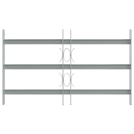 Protection de la fenêtre Vidaxl réglable avec 3 rames croisées 500-650 mm