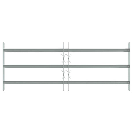 Protection de fenêtre Vidaxl réglable avec 3 rames croisées 700-1050 mm