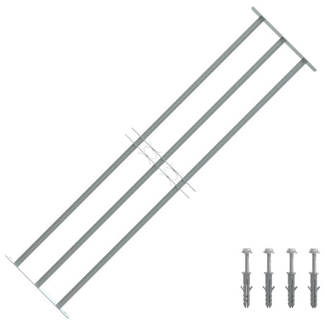 Protection des fenêtres Vidaxl réglable avec 3 RODS CROSS-RODS 1000-1500 mm