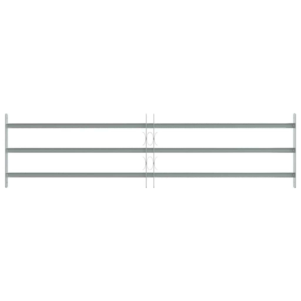 Protection des fenêtres Vidaxl réglable avec 3 RODS CROSS-RODS 1000-1500 mm