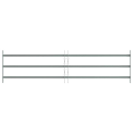 Protection des fenêtres Vidaxl réglable avec 3 RODS CROSS-RODS 1000-1500 mm