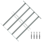 Protection de la fenêtre Vidaxl réglable avec 4 rods croisés 500-650 mm